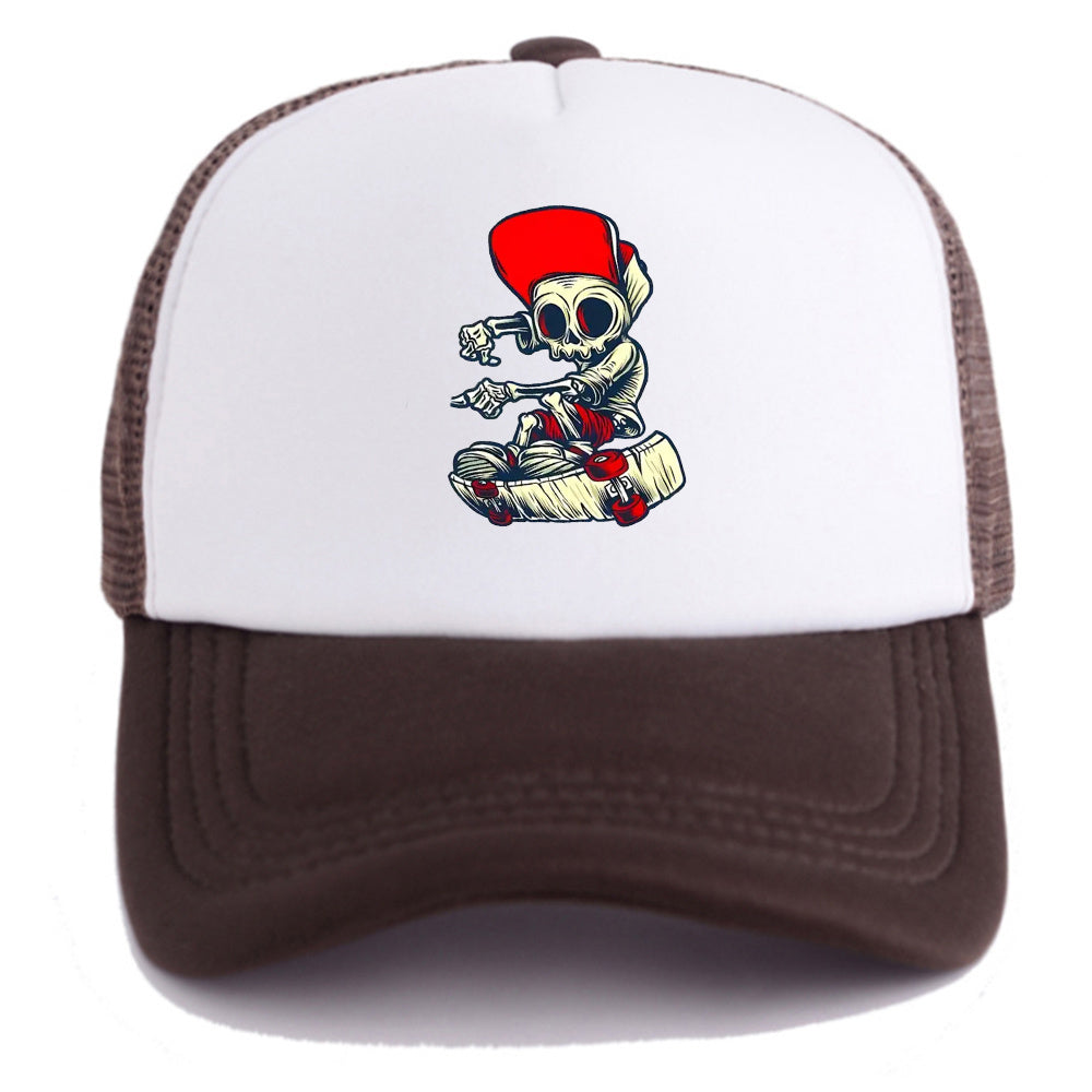 Unisex Mesh Sunshade Adjustable Baseball Cap Outdoor Sport Embroidery