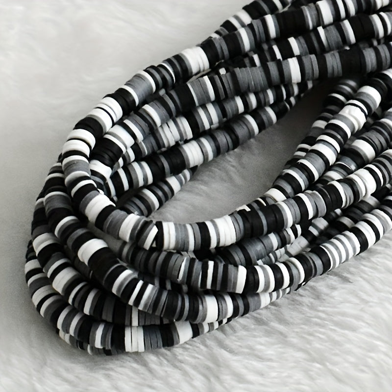 7mm Soft Ceramic Beads for Bracelets Necklaces Mixed Women's Accessories
