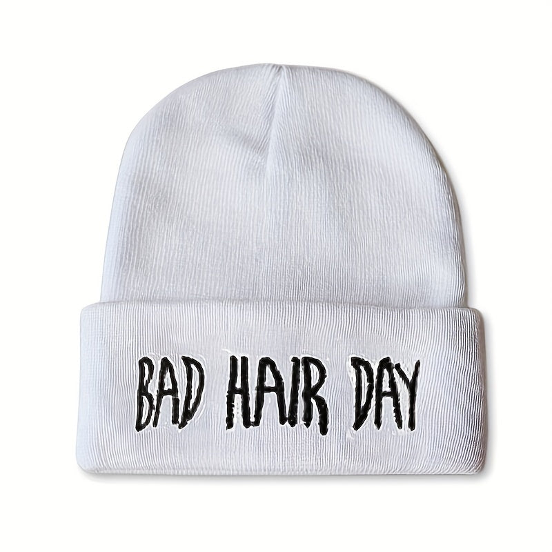 Embroidered Cold Hat Men's Winter Woolen Beanie Street Wear