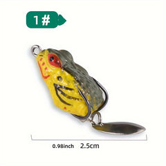 Bionic Frog Lure Double Hook Blade Fishing Accessories