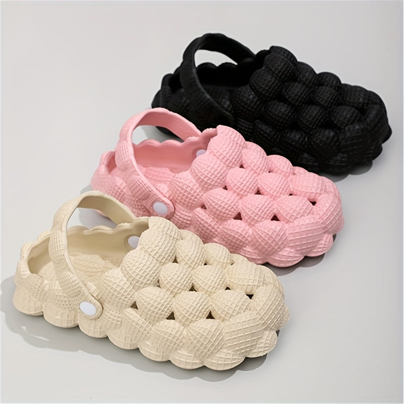 Lychee Bubble Shape Breathable Clogs For Boys And Girls