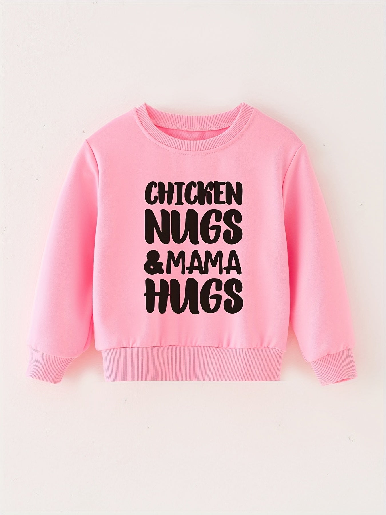 CHICKEN NUGS&MAMA HUGS Baby Boys Sweatshirt