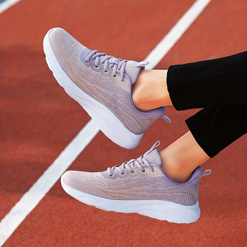 Women's Mesh Sneakers Lace Up Non slip Running Shoes Comfort Soft Sole