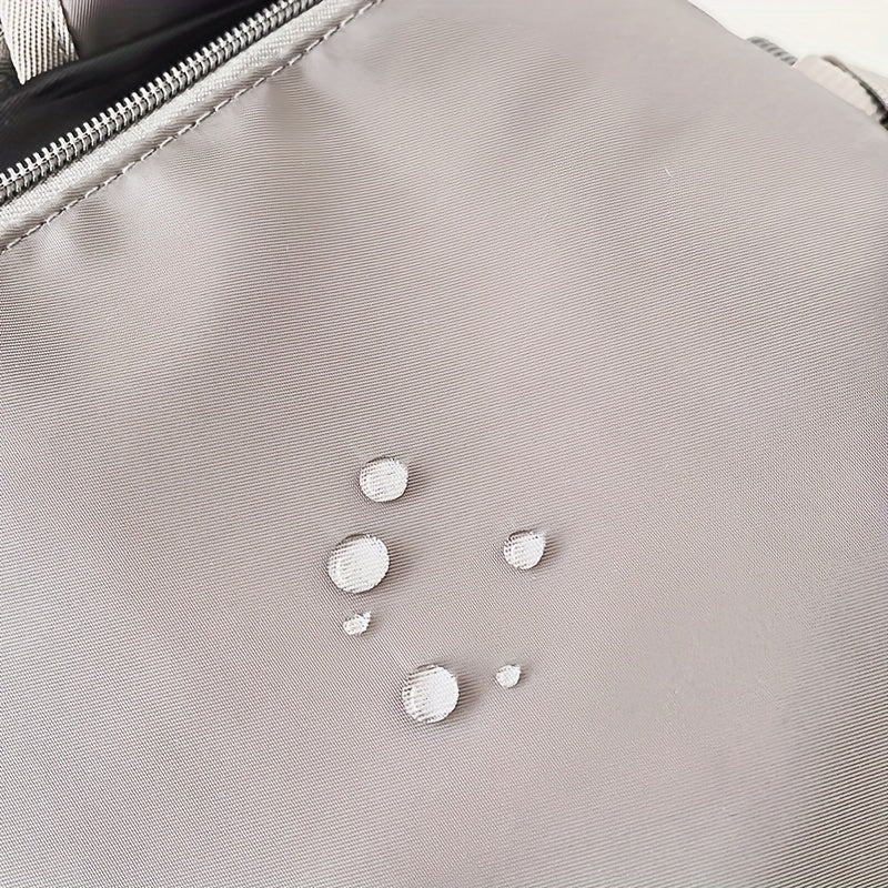 Small Contrast Backpack Drawstring Detail School Bag