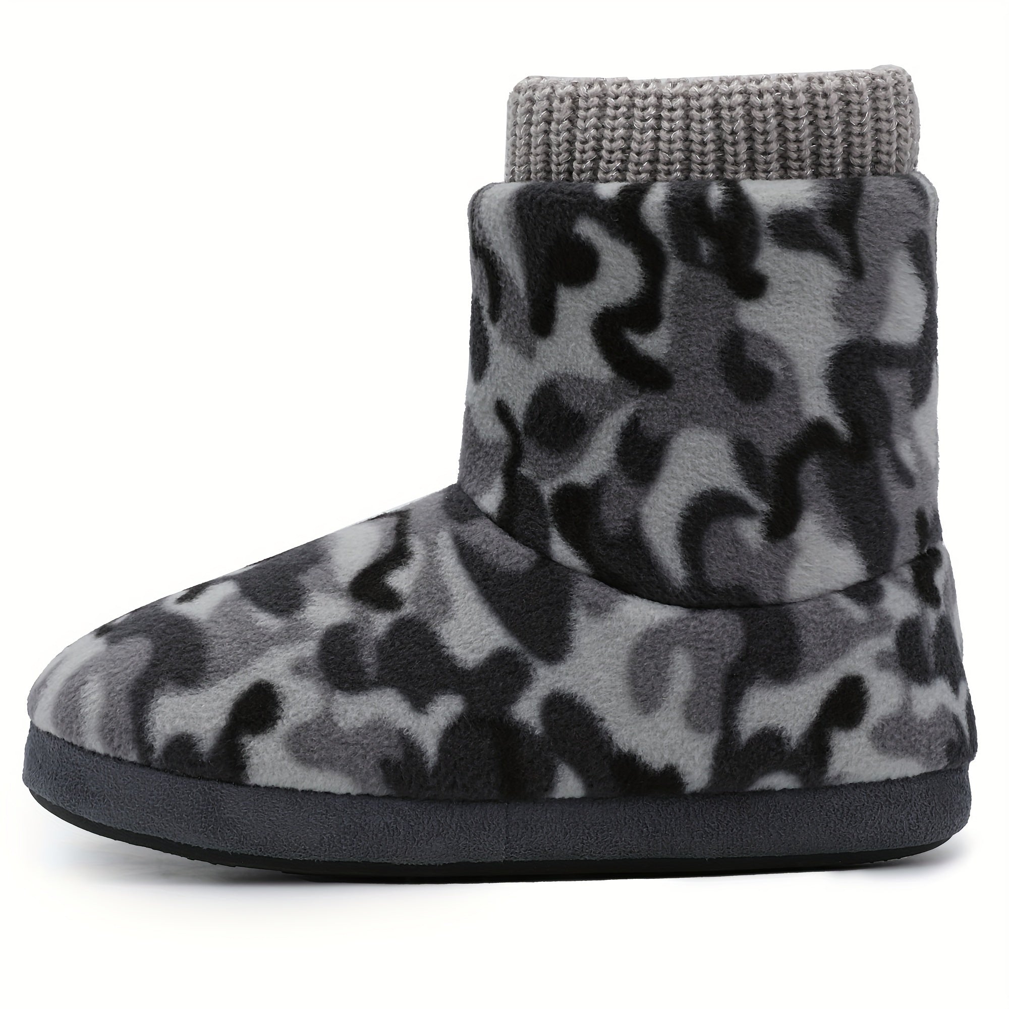 Women's Camo Faux Fur Lined Winter Snow Boots