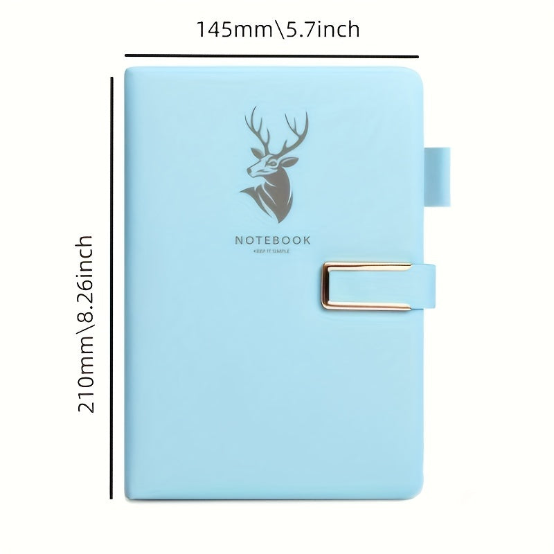 360 Page Leather Buckle A5 Notebook for Home Office and Study