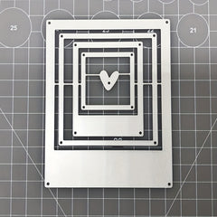 1pc Heart-shaped Square Metal Embossing Cutting Die