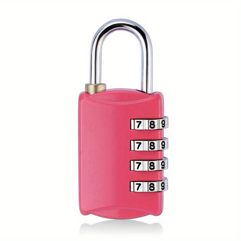 Mini Padlock 4 Digit Combo Lock for Suitcases & Luggage