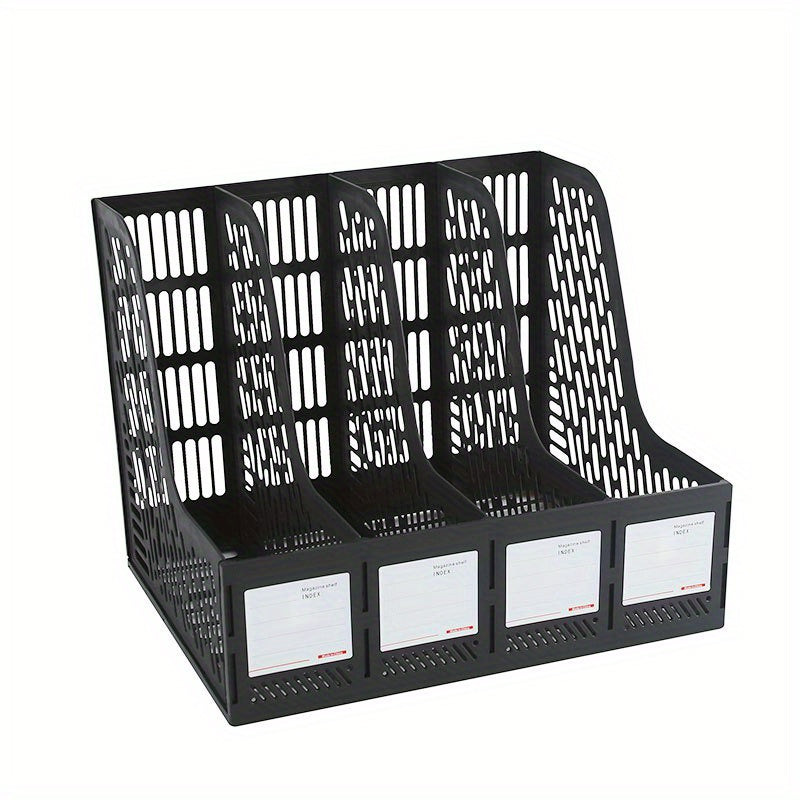 Thickened File Rack Quadruple File Seat Data Basket Shelf