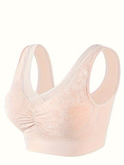 Lace Wireless Bra for Full Coverage