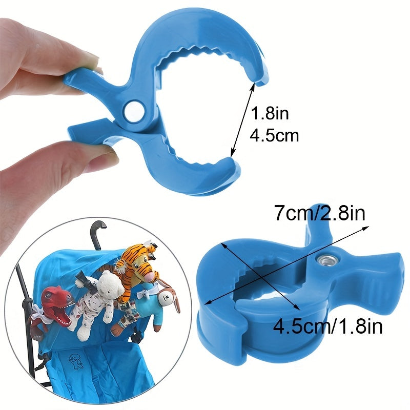 2pcs Baby Stroller Clips - Multicolor Stroller Accessories