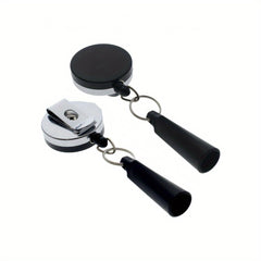 2pcs Retractable Pen Holder Metal Belt Clip for Markers & Pencils