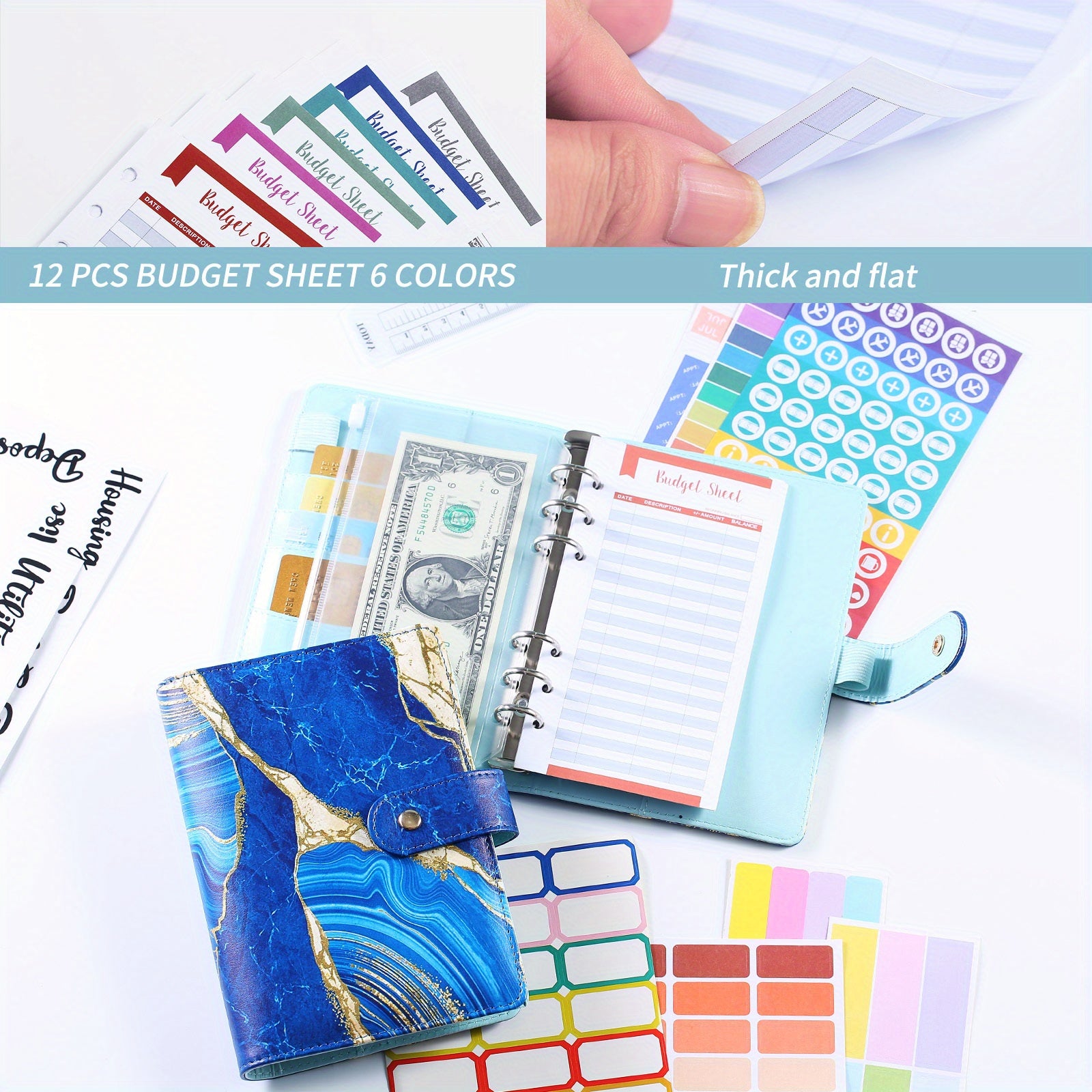 Budget Binder Saving Challenge Cash Stuffing Budgeting Plan
