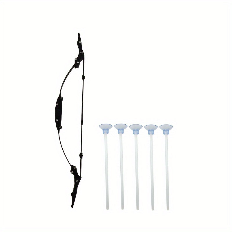 Mini Bow Decompression Toy with 5 Suction Cup Arrows
