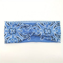 Boho Style Print Headband Yoga Sports Sweatband Turban