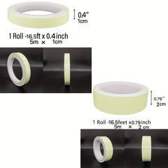 Glow In Dark Tape 5.03M X 1.02Cm Luminescent Emergency Roll Safety