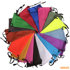 5 Pcs Sunglasses Microfiber Pouch Waterproof Storage Bag Glasses Cleaning Bag