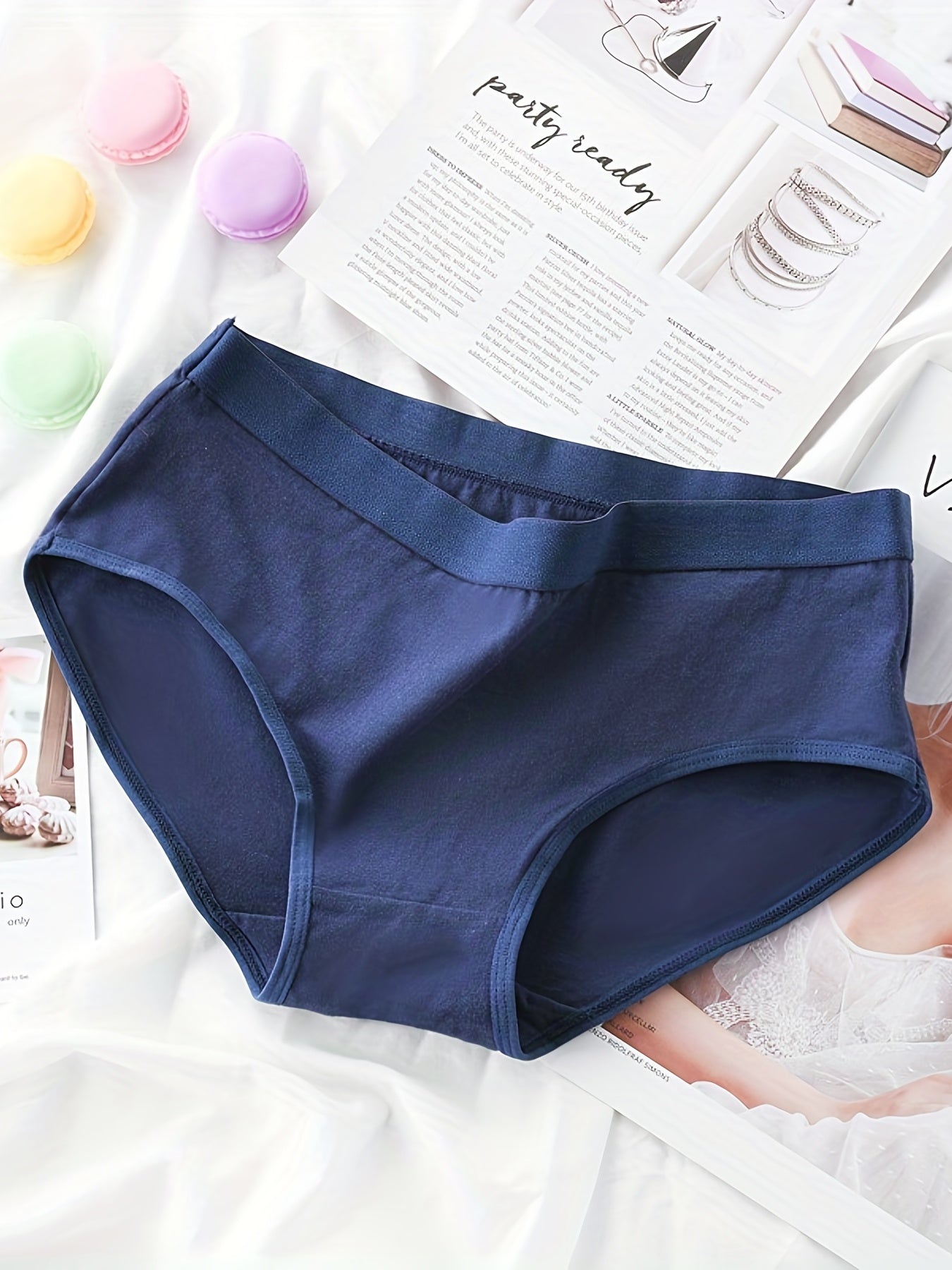 3 Pack Women's Plus Casual Underwear Set Breathable Soft Medium Stretch
