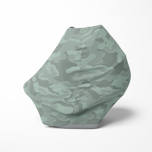 Hunter Camo 4-in-1 Baby Car Seat Cover & Canopy