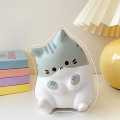 3pcs Cartoon Cat Squeeze Toys Soft Slow Rebounding Elastic Relax Toys