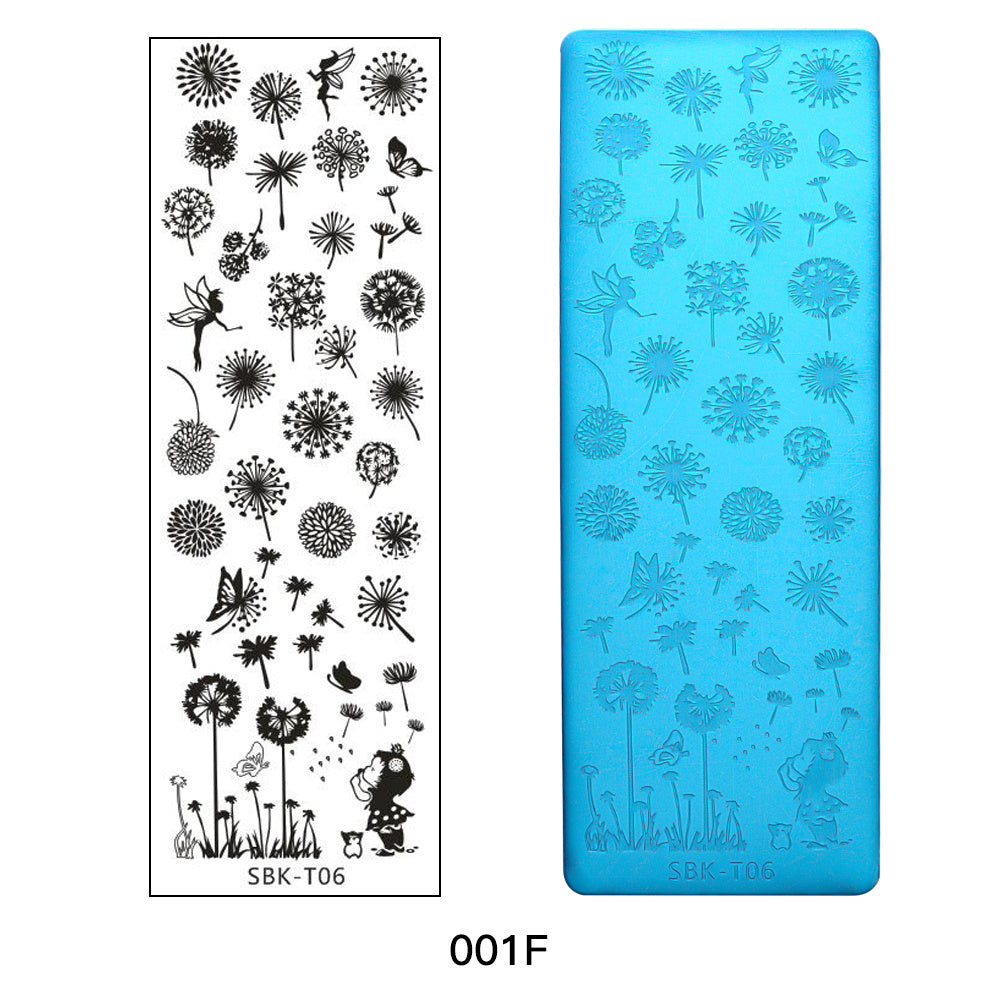Nail Art Template DIY Stamping Plate Manicure Tool For Women Home Salon