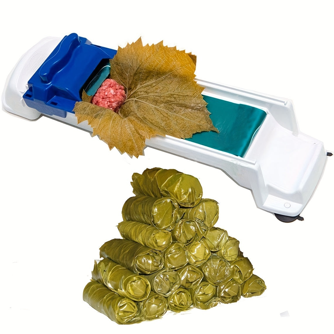 Sushi Roller Stuffed Grape Leaf Meat Roller Wrapping Machine