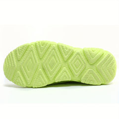 Women's Flying Woven Slip On Sneakers Lightweight Casual Walking Shoes