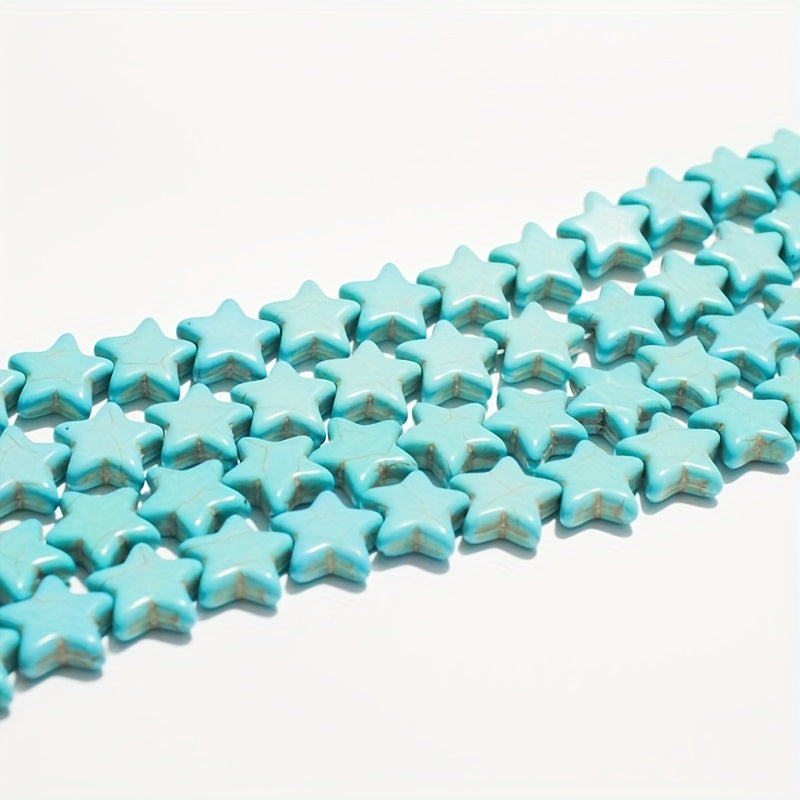 30 Stars 25 Moon Turquoise Beads DIY Necklace Bracelet