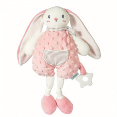 Baby Soothing Plush Doll Toys Teether Bear Bunny Fox Plush Toy