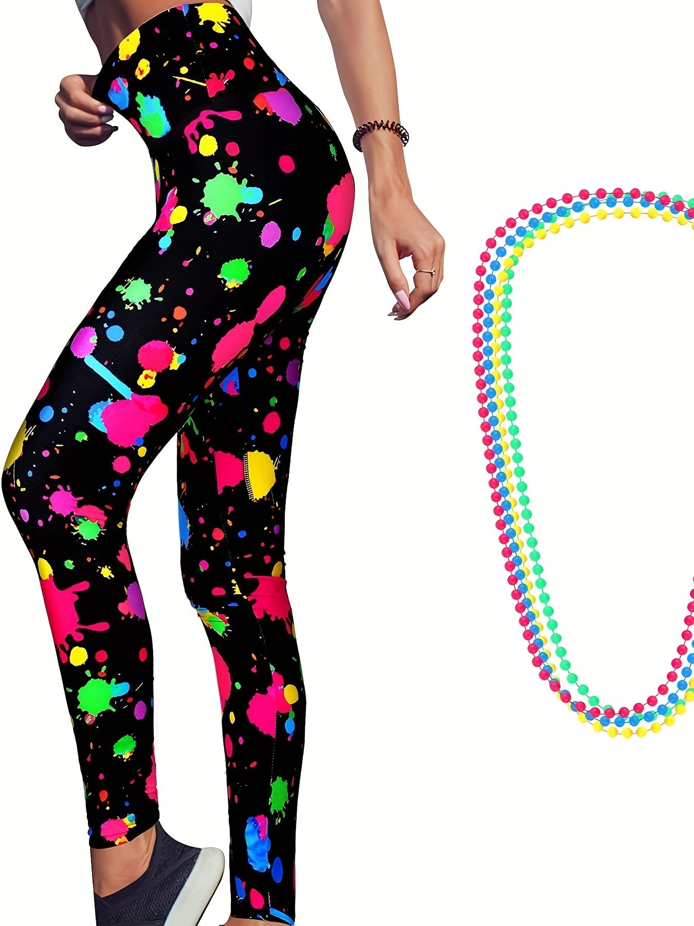 Women's Star Pattern Leggings for Fitness Yoga Running