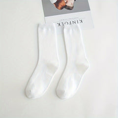 6 Pairs Comfy & Breathable All-match Women's Socks