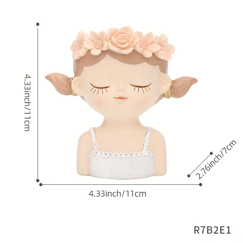 Flower Fairy Garden Statue Resin Ornament Decoration