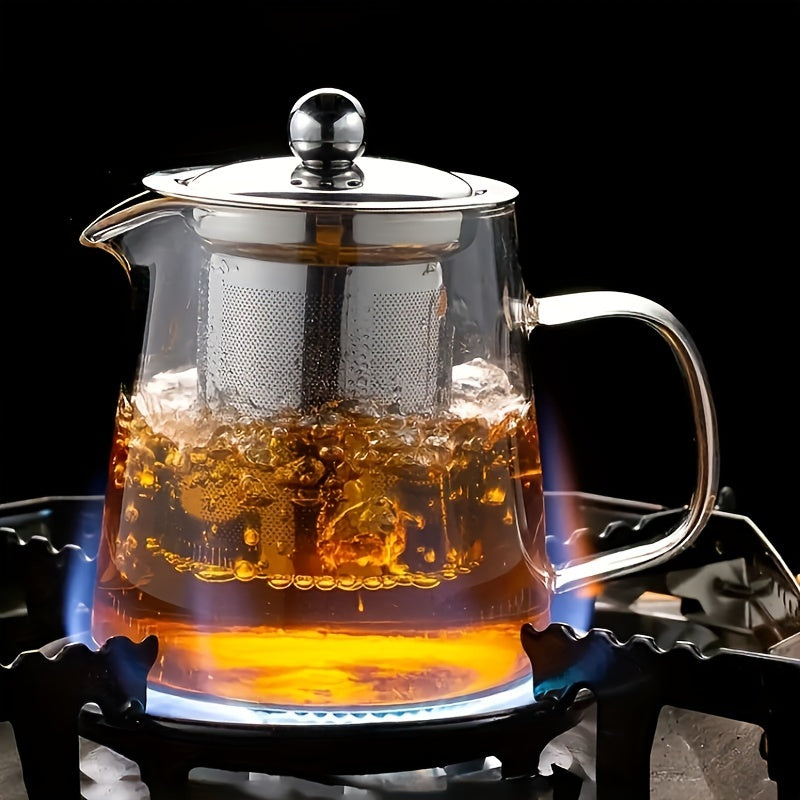 Glass Tea Infuser High Temp Resistant Filter, 4 Cups, Ramadan Gift