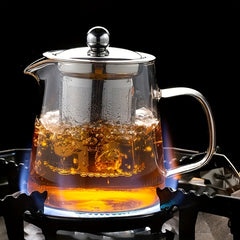 Glass Tea Infuser High Temp Resistant Filter, 4 Cups, Ramadan Gift