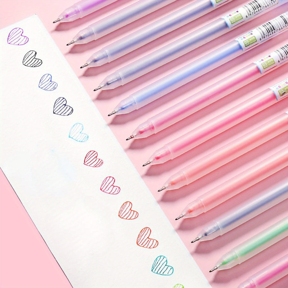 12 Pack Colored Pens Set Office Study Note-taking