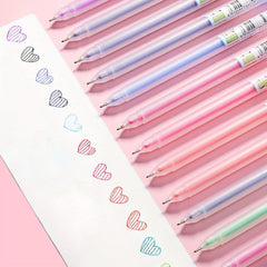 12 Pack Colored Pens Set Office Study Note-taking