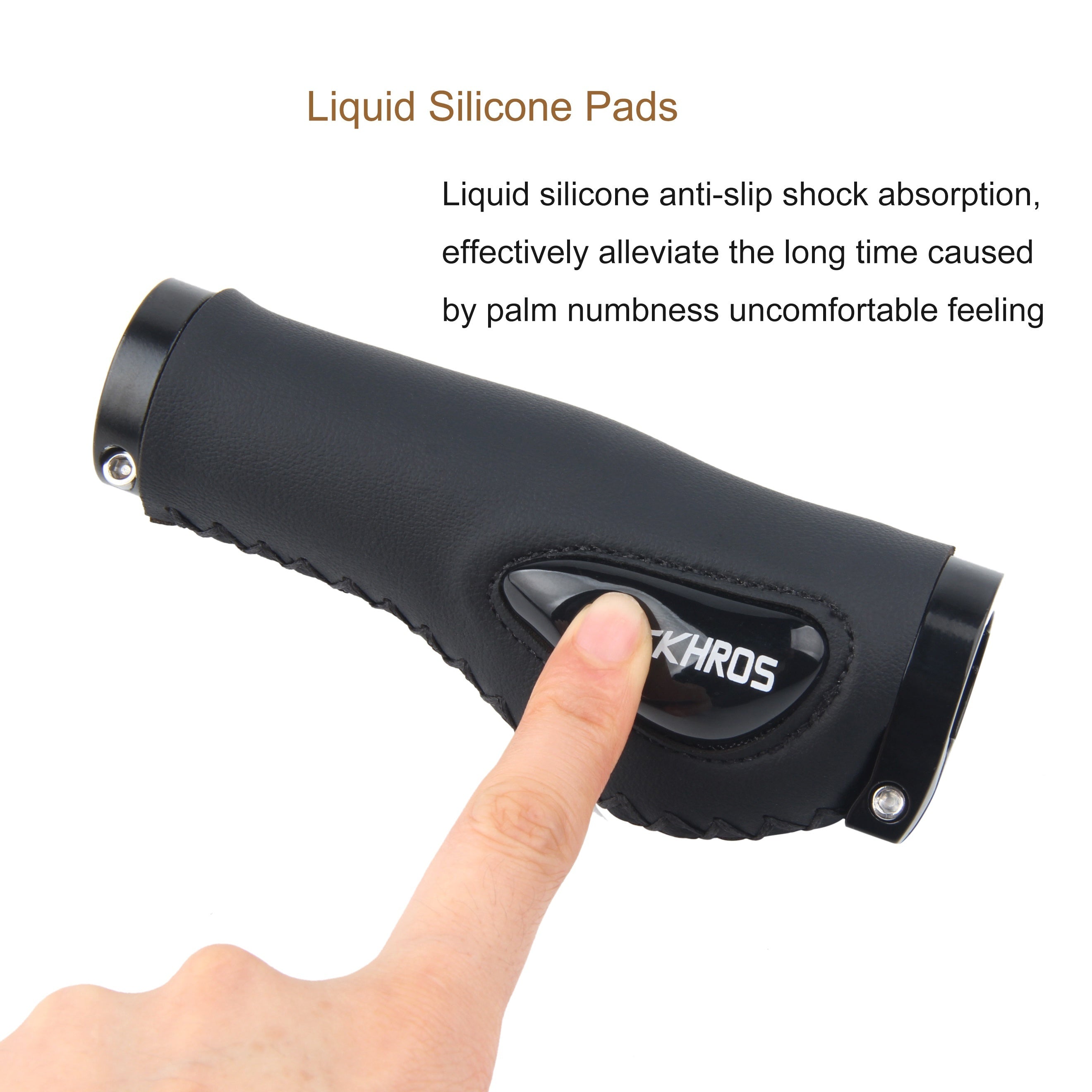 Soft Silicone Handlebar Grips for Mountain Road Cycling