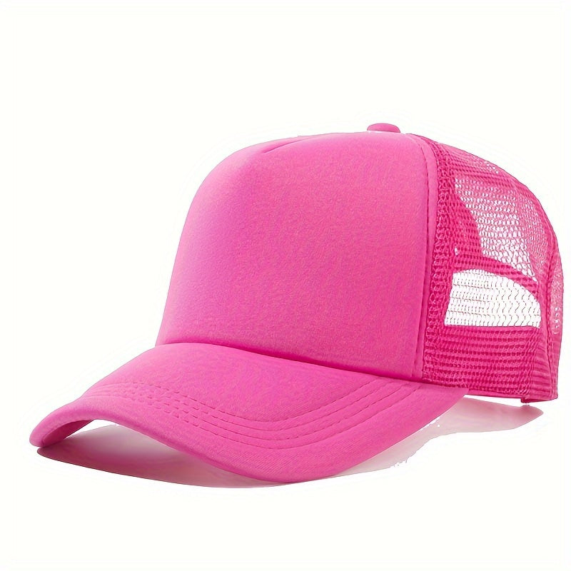 Mesh Breathable Unisex Baseball Cap Lightweight Sports Sunscreen Dad Hat