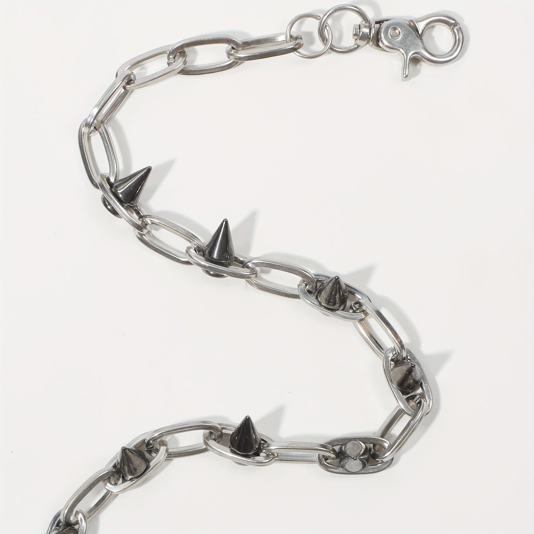 Men's Spiked Iron Chain Pants Chain