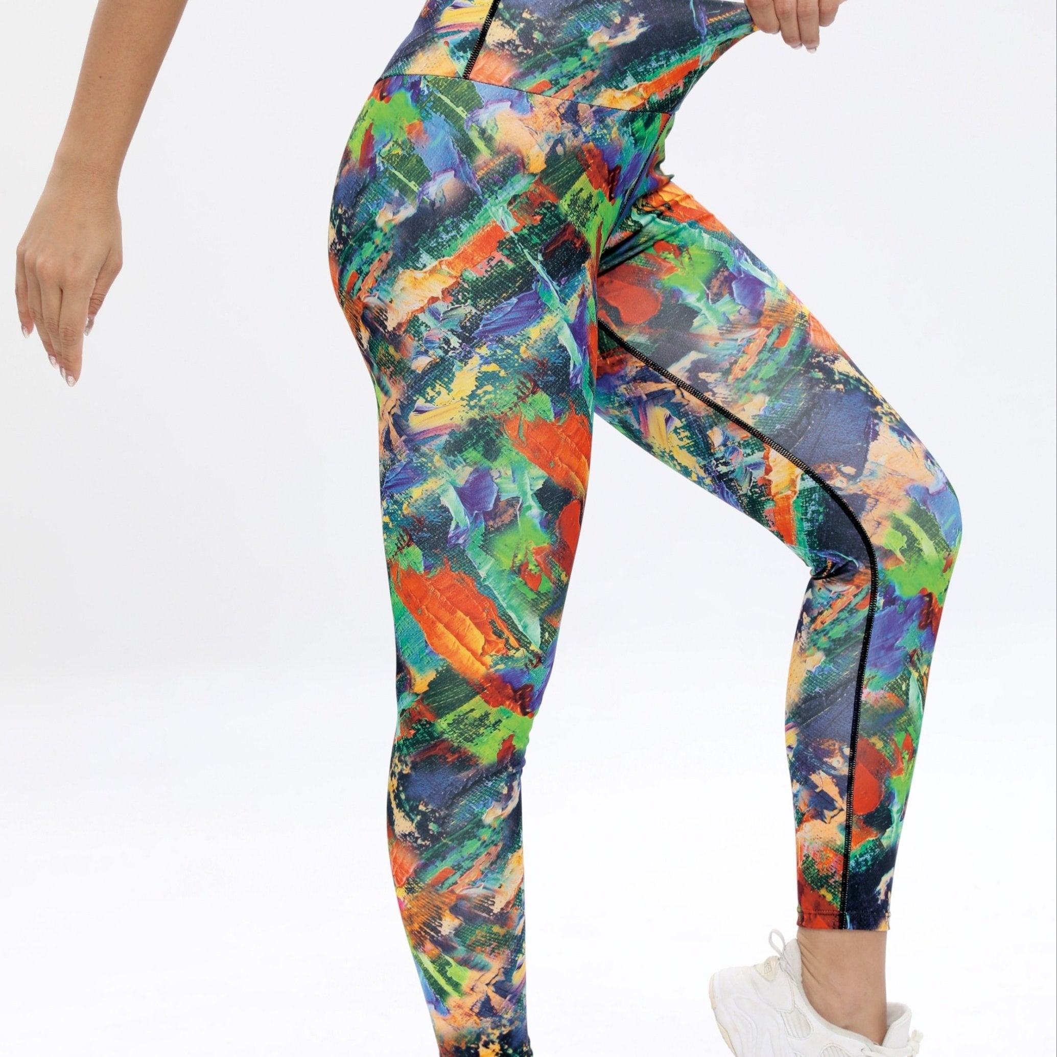 Women's Casual Yoga Pants Slim Fit High Stretch Leggings