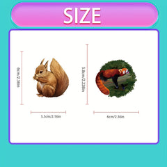 50pcs Animal Documentary Vinyl Waterproof Stickers for Adults