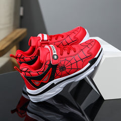 Boy's Running Shoes Hook Loop Fastener Comfy Breathable Sneakers