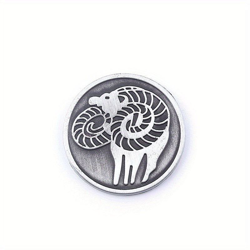 Alloy Coin Keychain Protagonist Tattoo Memorial Coin Key Chain Collect