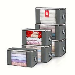 8PC Home Storage Box Large Capacity Clothes Wardrobe Decor