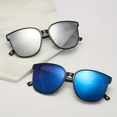 Men's Retro Square Sunglasses Holiday Sun Protection