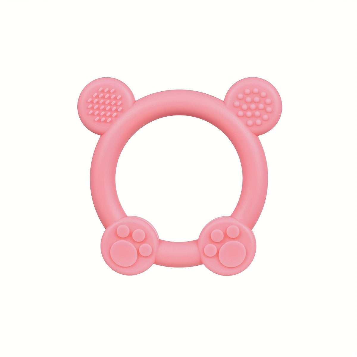 Silicone Baby Teether Animal Shapes Multifunctional Sensory Textures