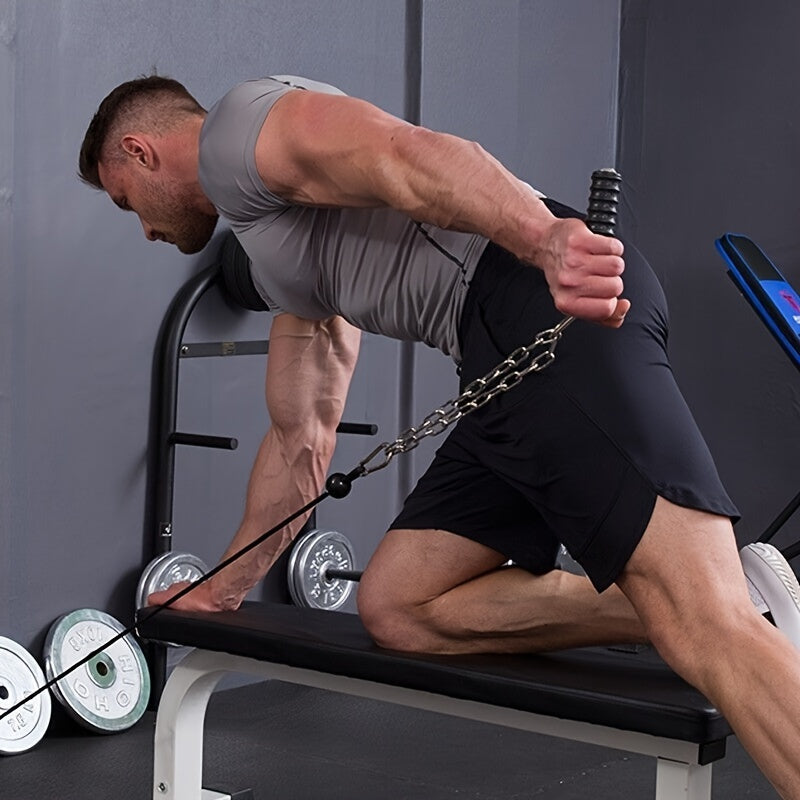 Tricep Training Handle Pull Up Hand Grips for Cable Machine Push Down Gym Handle
