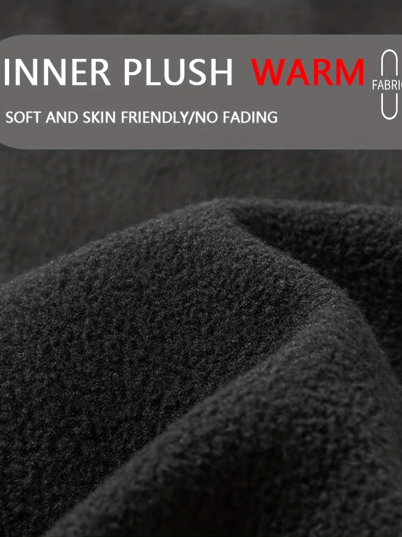 Men's High Stretch Thermal Fleece Leggings for Winter Wear
