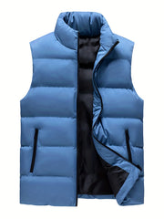 Men's Thermal Vest Sleeveless Jacket Warm Winter Autumn