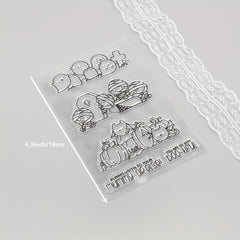 1pc Transparent Animal Stamp for Fun Crafts